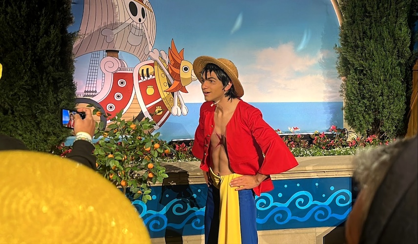 Monkey D. Luffy from 'One Piece' at Universal Fan Fest Nights