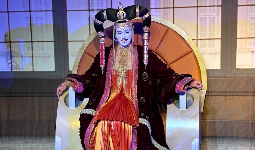 Queen Amidala at Disneyland After Dark: Star Wars nite
