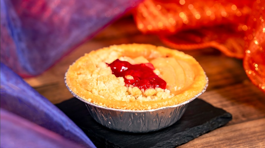 Pear Cherry Cheese Crumble