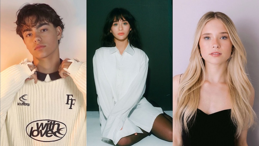 L-R: Malachi Barton, Malina Pauli Weissman, Ora Duplass