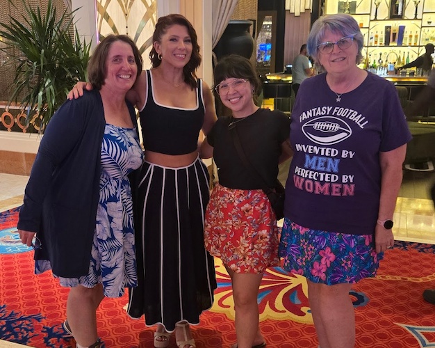 Talking to ESPN executives and Personalities was a highlight of the experience