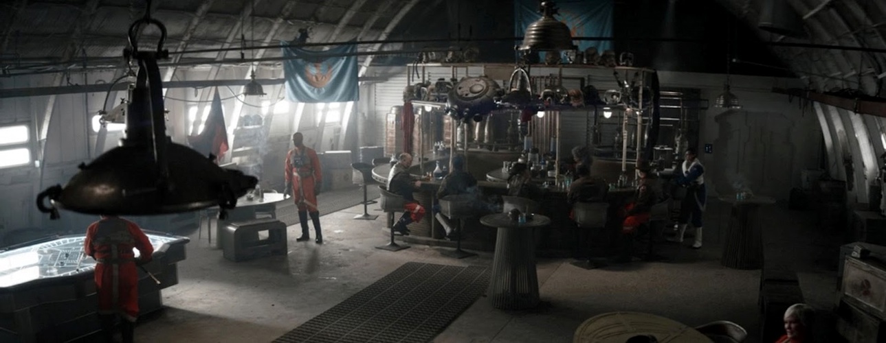 Interior of Adelphi base as seen in 'The Mandalorian.'