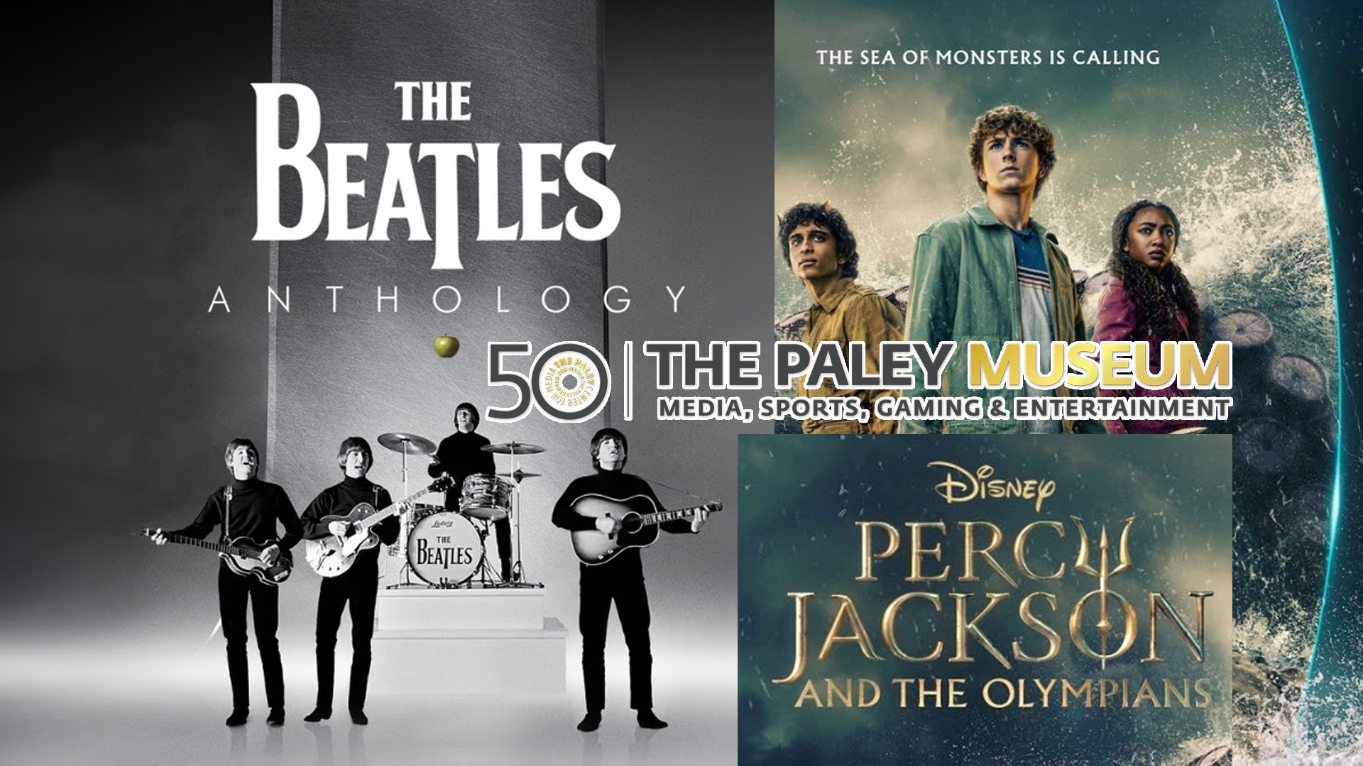 "Percy Jackson" and "Beatles Anthology" Events Announced for Paley Museum In New York City
