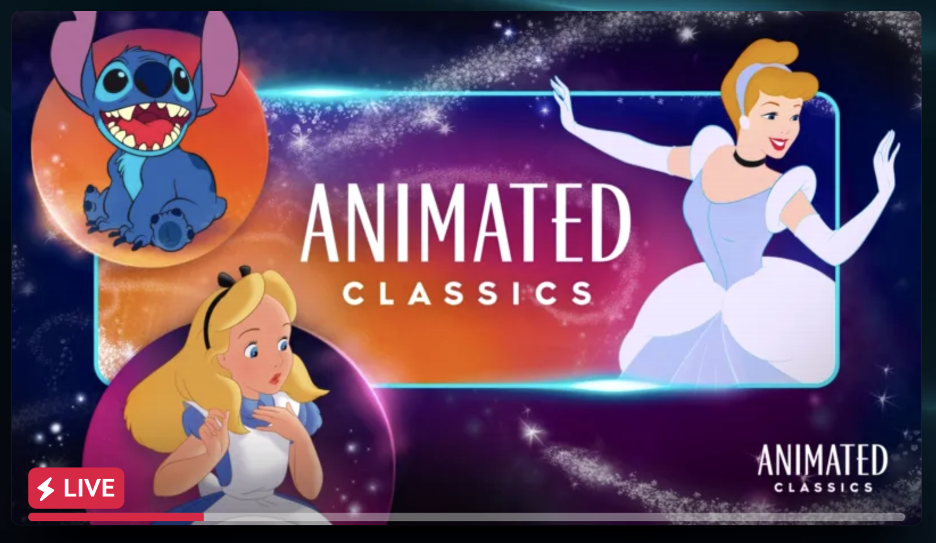 Disney+ Introduces Animated Classics 24/7 Stream