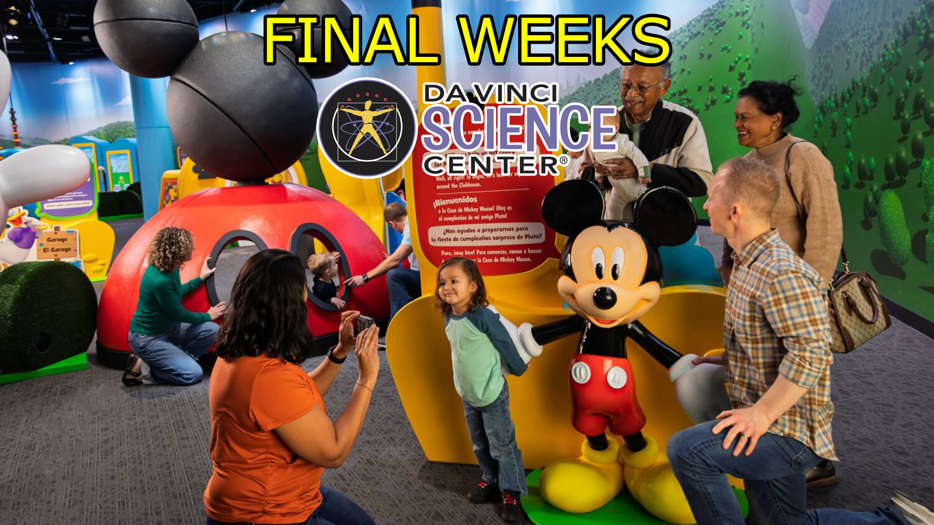 Mickey Mouse Clubhouse: The Exhibit Enters Into Its Final Weeks at Da Vinci Science Center in Pennsylvania