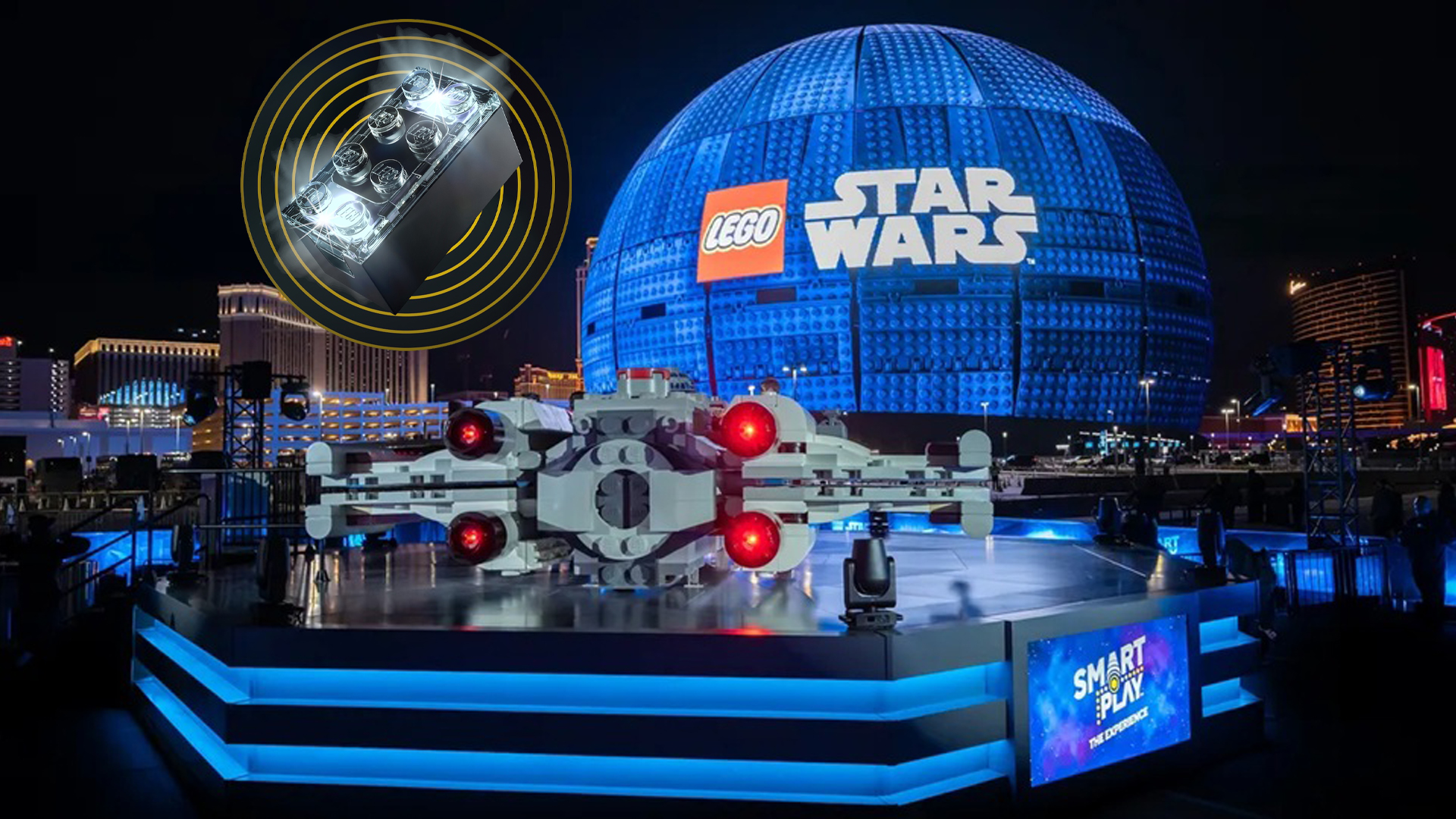 LEGO Star Wars Takes Over the Las Vegas Sphere in Promotion of SMART Play: The Experience at CES 2026