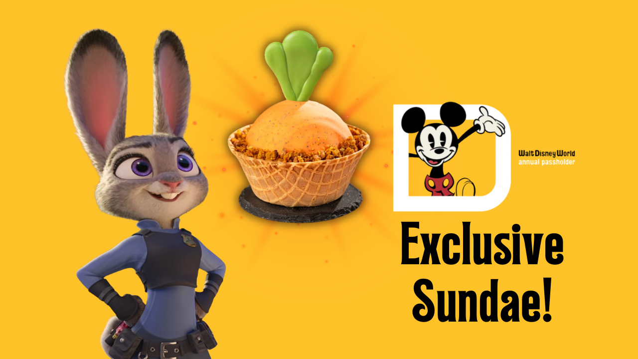 Hop To It: "Zootopia" Inspired Carrot Cake Sundae Debuts for Walt Disney World Annual Passholders at Disney’s Animal Kingdom