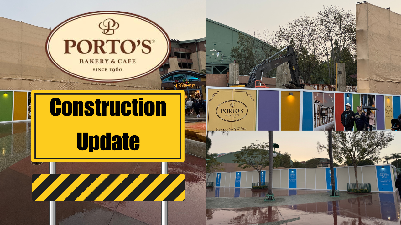 Photos: Construction Progresses at Porto’s Bakery in Downtown Disney