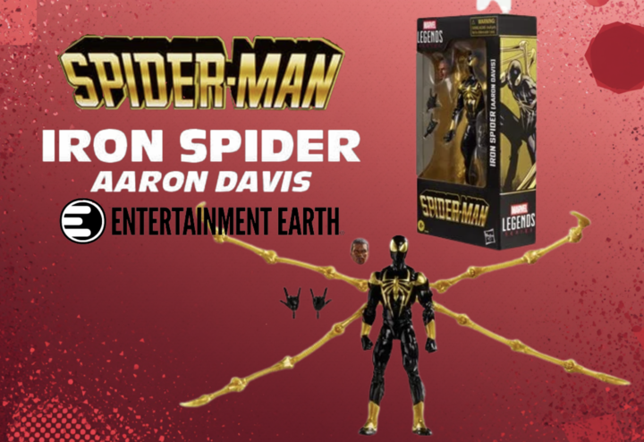 Pre-Order Now! Entertainment Earth Unveils New Spider-Man Marvel Legends Series Iron Spider (Aaron Davis) 6-Inch Action Figure