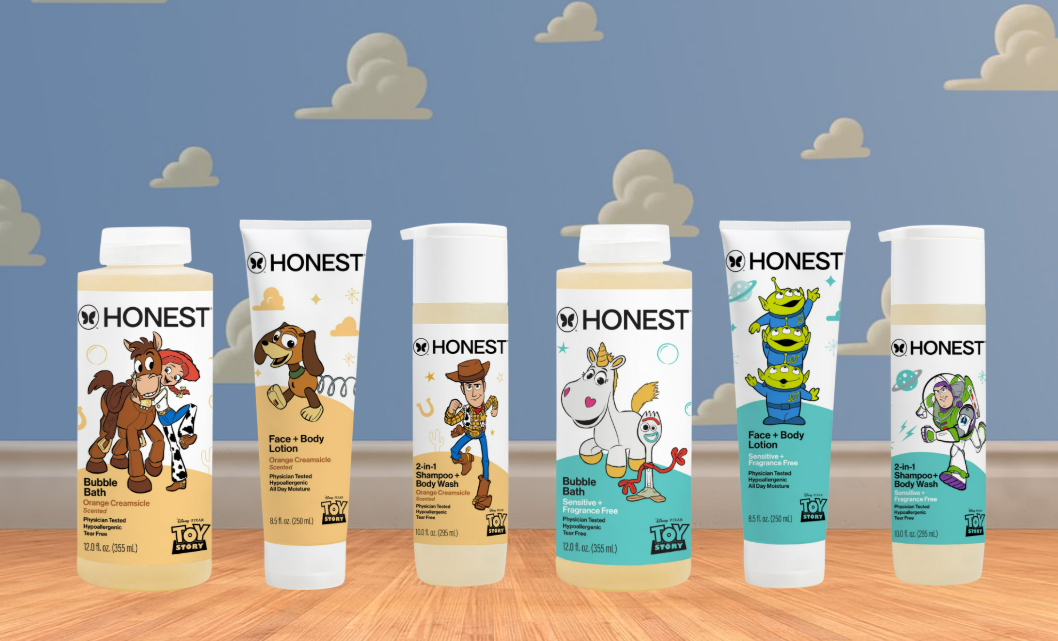 New Honest Kids Toy Story Collection Brings Fun to Bath Time