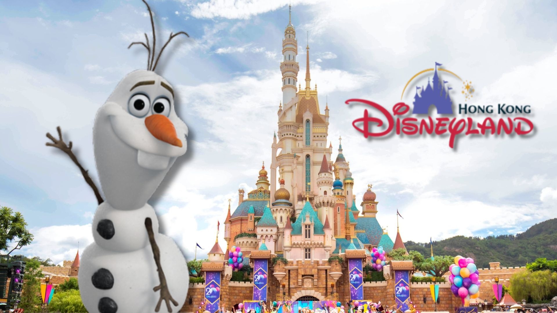 Walk-Around Olaf Animatronic's Arrival Teased for Hong Kong Disneyland