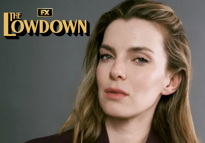 Betty Gilpin in a promotional image for The Lowdown Season 2