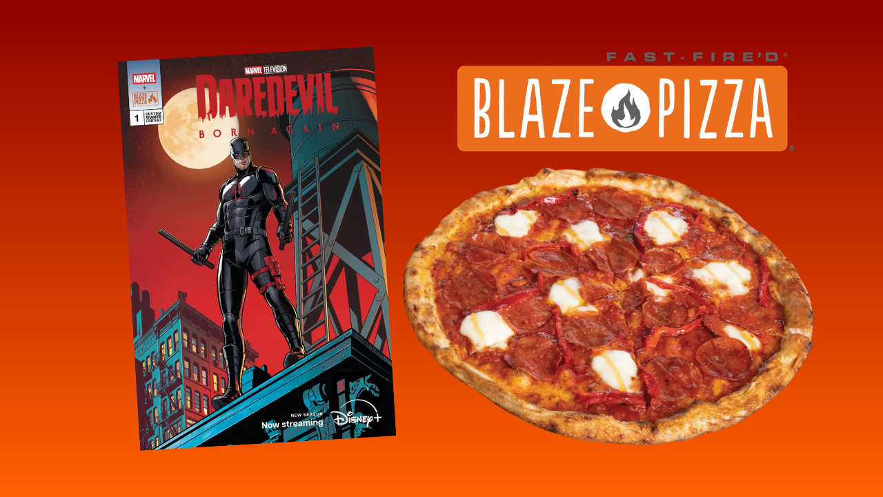 Blaze Pizza Brings Back Limited Daredevil Comic for One-Day Only Drop