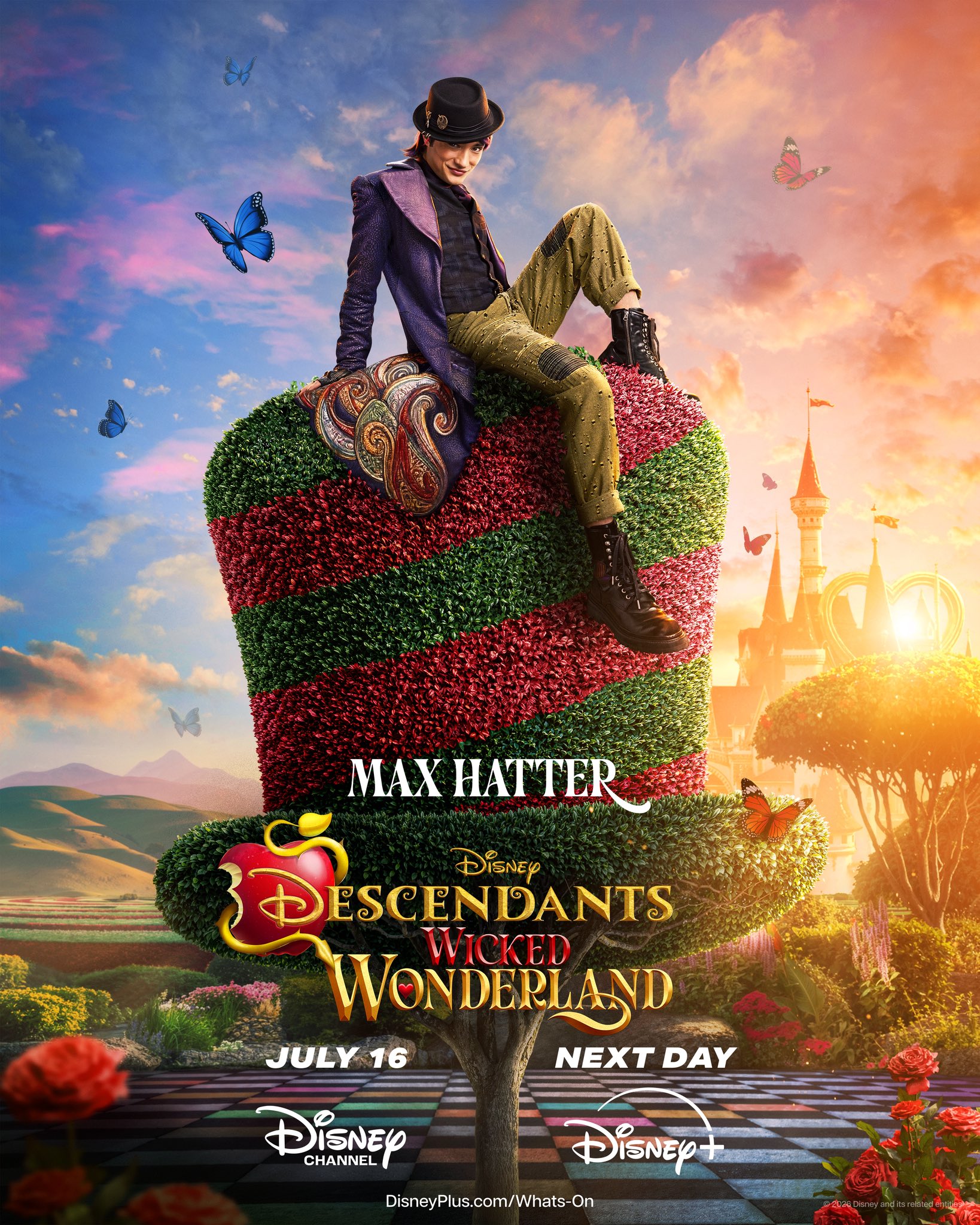 Descendants Wicked Wonderland Character Posters