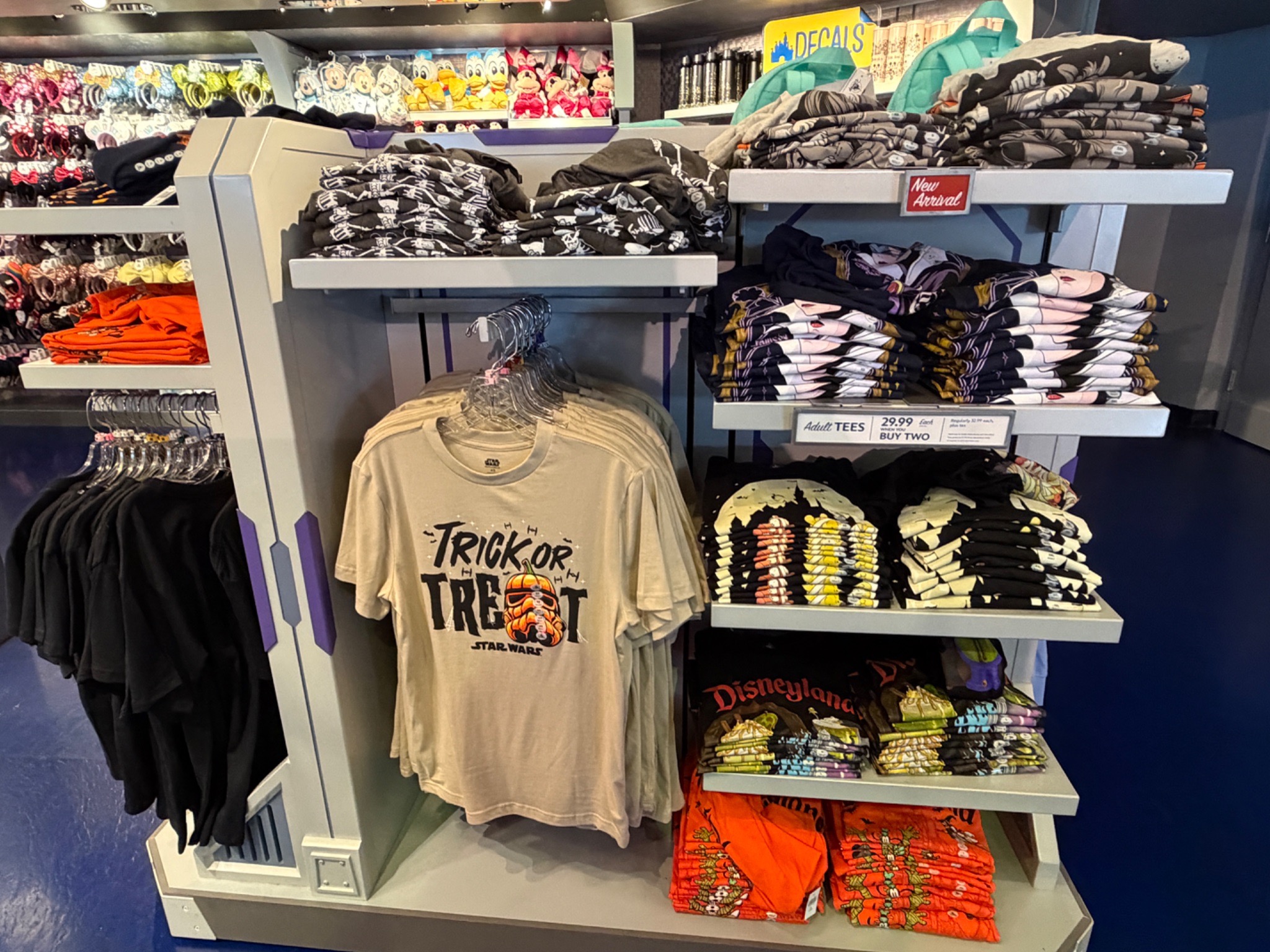 Boo! New Halloween Shirts Arrive at Disneyland’s Star Traders