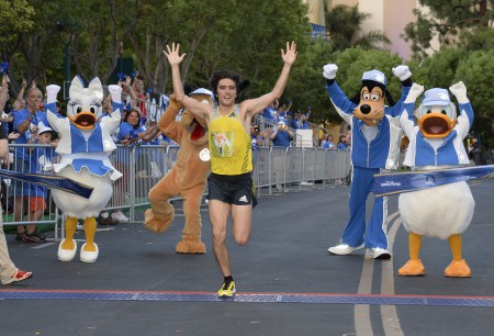 Jimmy Grabow of Runners Springs, Calif., captured his second consecutive Disneyland Half Marathon title