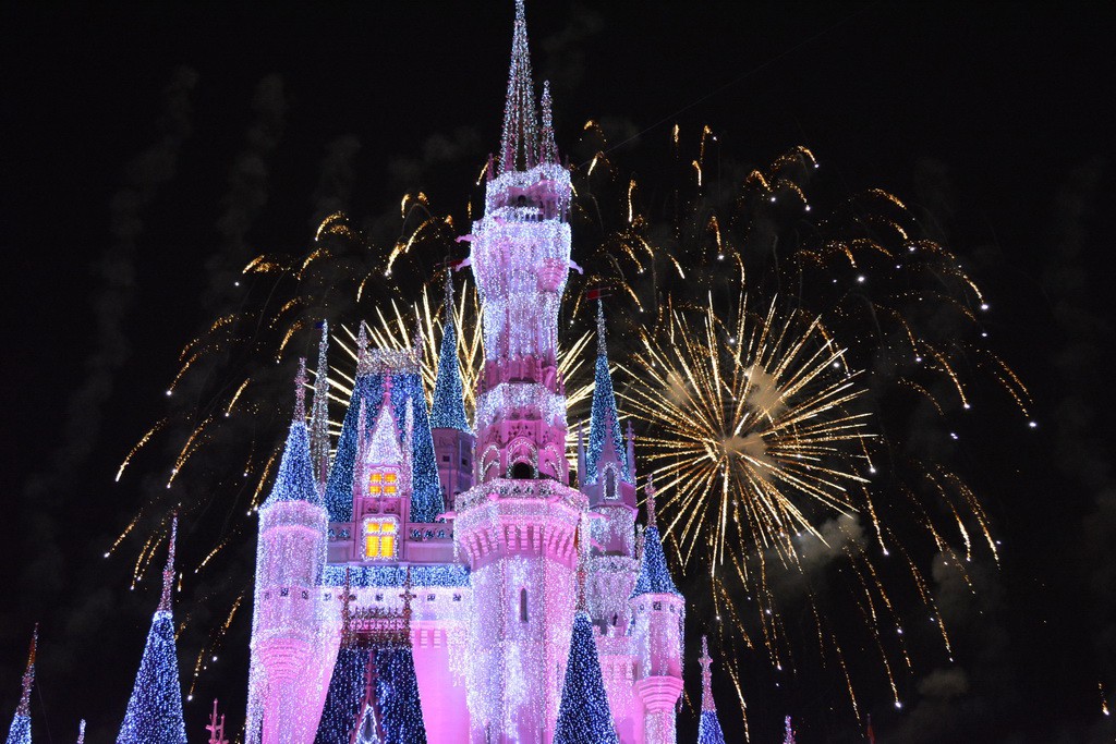 Wishes now includes fireworks behind Cinderella Castle in ice during part of the show.