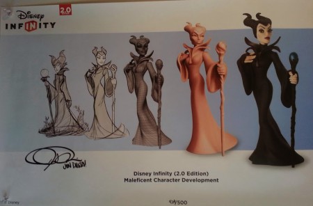 Individually numbered and signed by the artist. Amazing gift from Disney Infinity and D23.