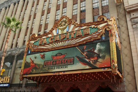 Hollywood’s El Capitan Theatre was the site for the premiere