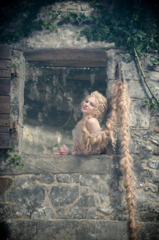 MacKenzie Mauzy as Rapunzel.