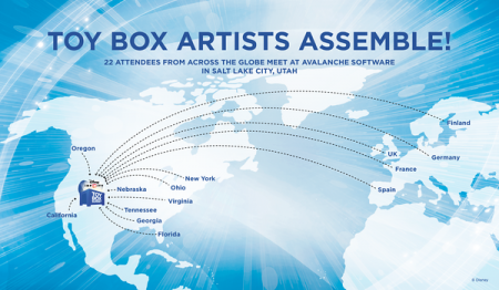 Toy Box Artists Map-M
