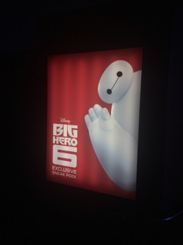 Big Hero 6 Posters Decorated the queue