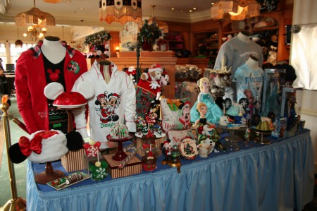 Holiday merchandise entices shoppers at the Disneyland Resort