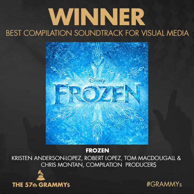 Frozen Soundtrack Wins Two Grammys