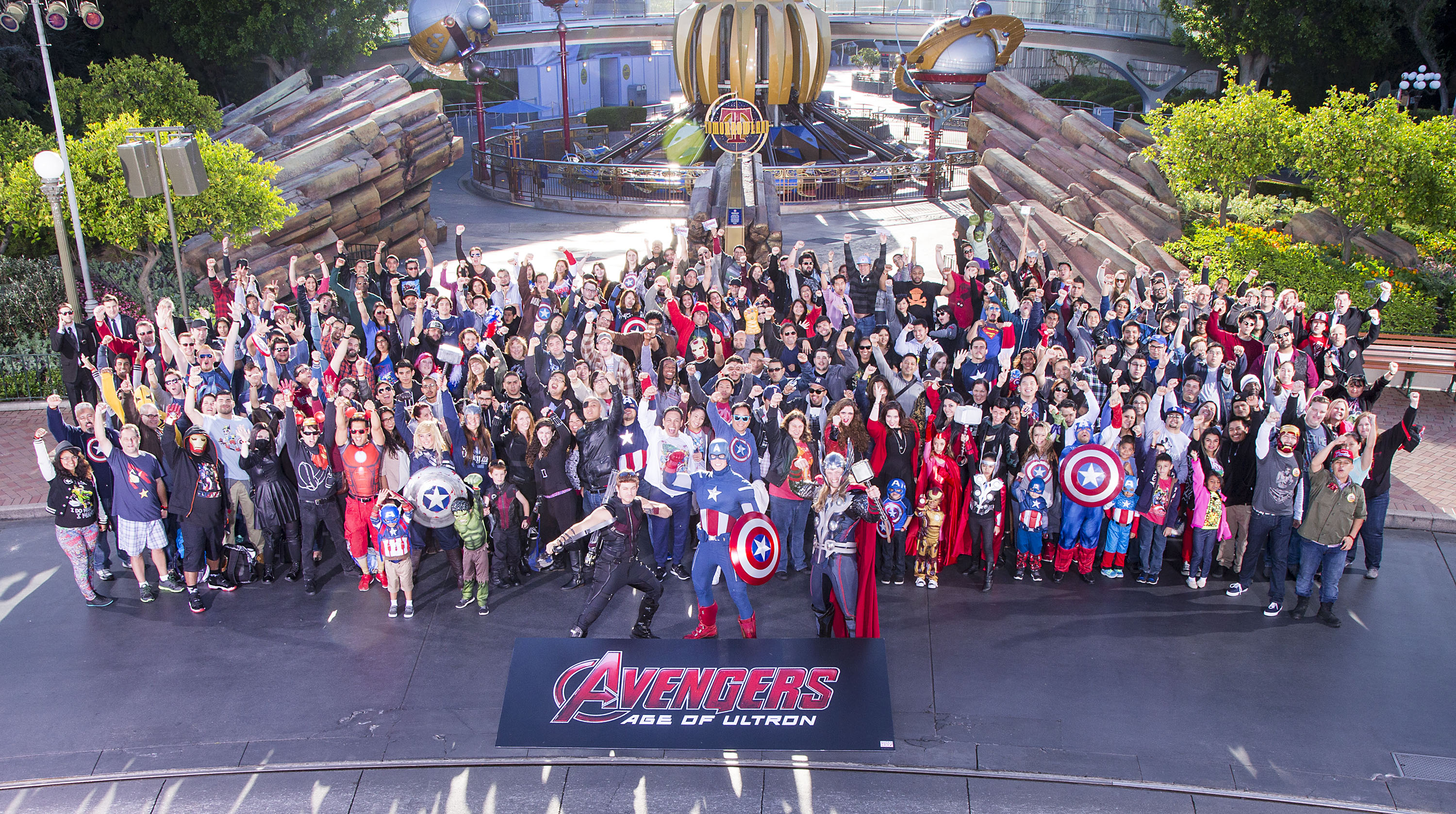 Avengers Fan Event Held at Disneyland
