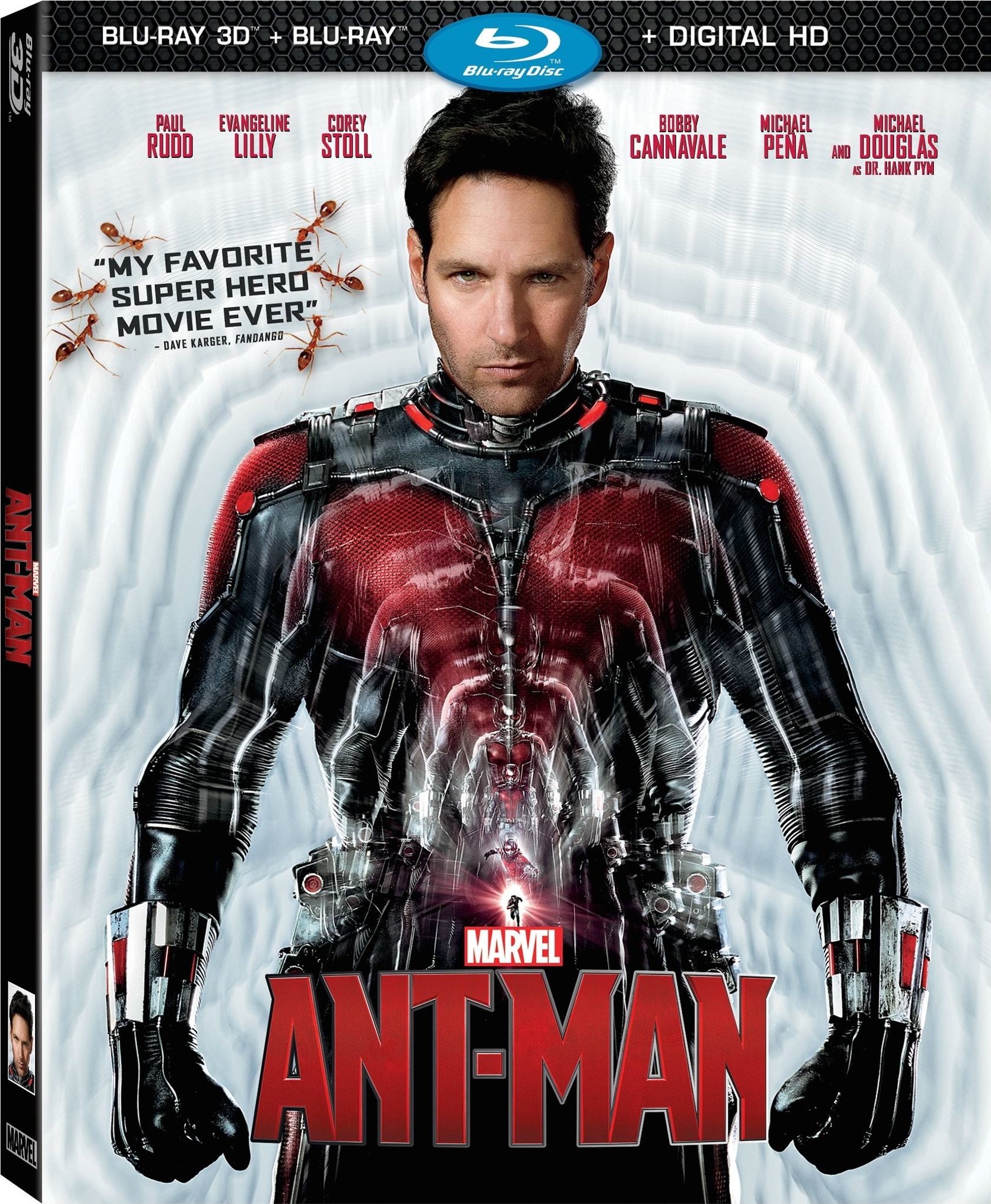 Ant-Man Blu-Ray 2D and 3D Review