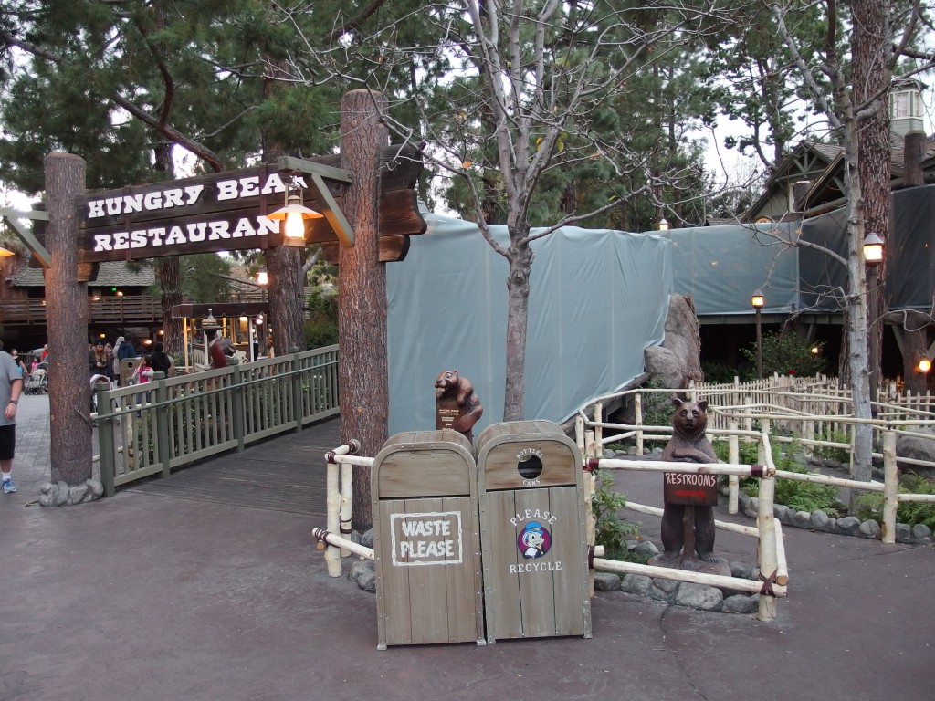The Hungry Bear Restaurant remains open behind barriers