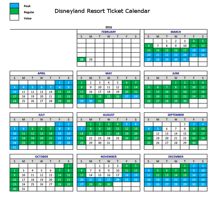Disney world blackout dates