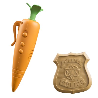 Zootopia- Judy's Carrot Recorder and Badge
