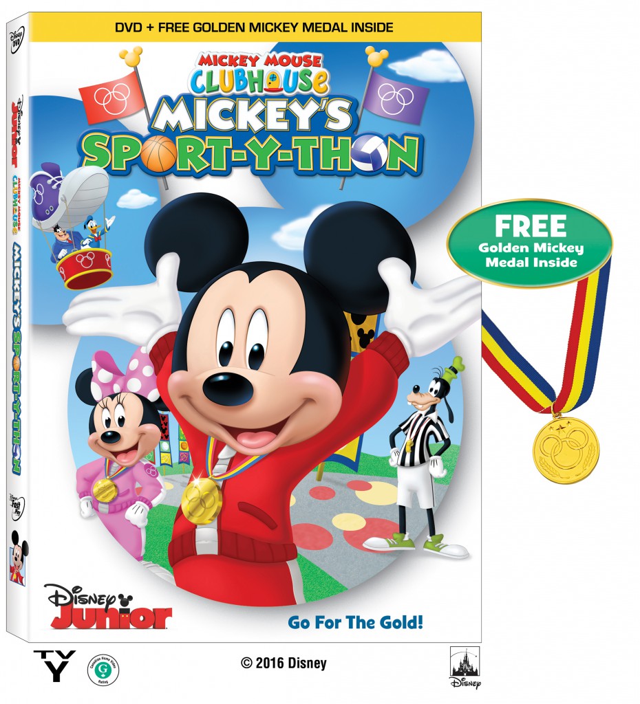 MMC_Mickey's-Sport-Y-Thon_DVD with medal