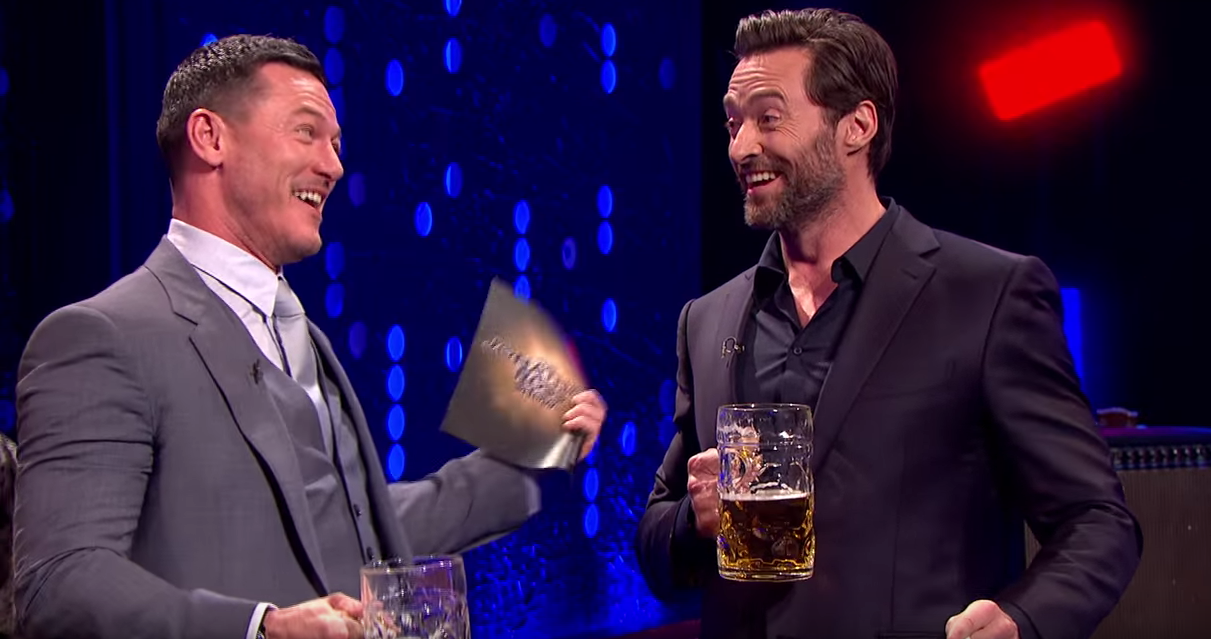 Beauty and the Beast Battle Luke Evans and Hugh Jackman Fight For