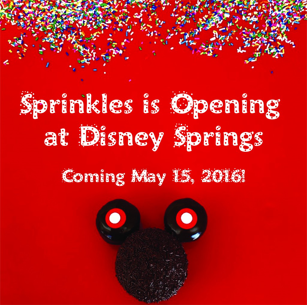 Sprinkles at Disney Springs Opening May 15th