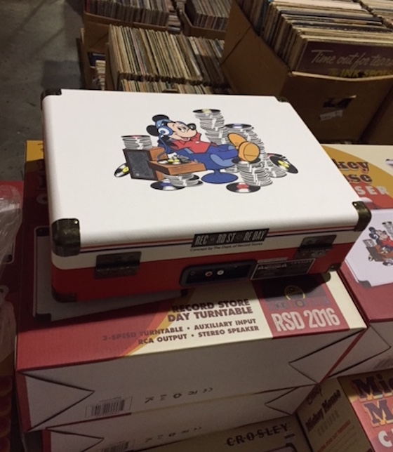Pump Up the Volume with Crosley Disney Turntable on Record Store Day