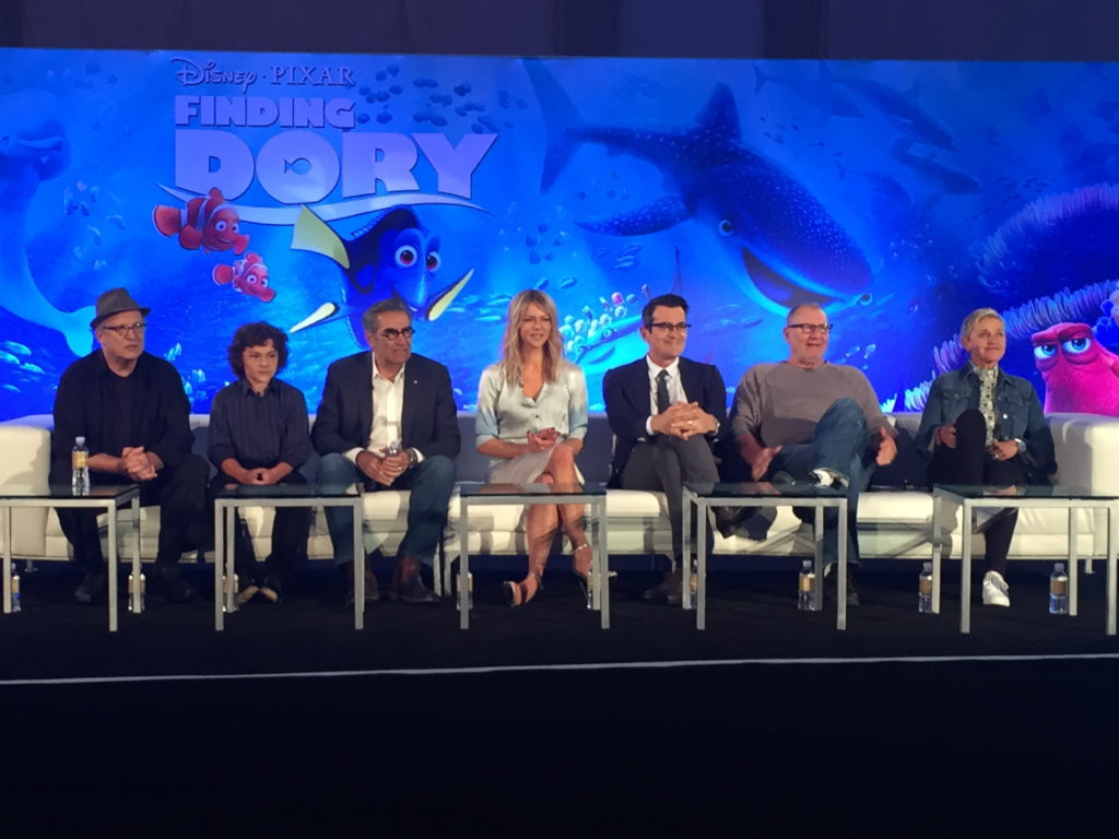 The cast of Finding Dory