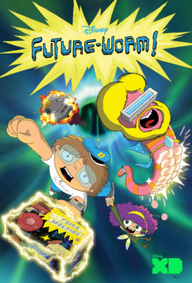 FUTURE WORM - "Future-Worm!," an animated comedy adventure series about an optimistic 12-year-old who creates a time machine lunch box, and then meets and befriends a fearless worm from the future (with titanium-enforced abs), premieres MONDAY, AUGUST 1 (11:00 a.m., EDT) on Disney XD. (Disney XD)