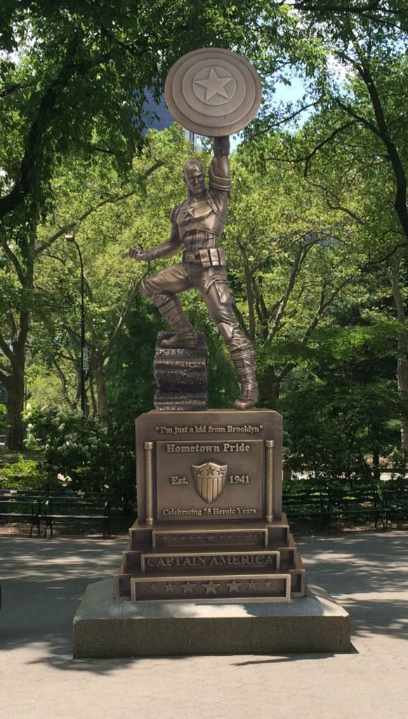 Captain America Statue - Park Simulation image (1)