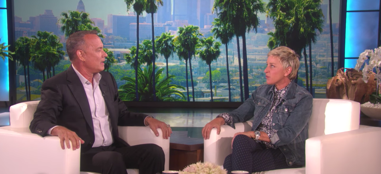 Woody and Dory Meet as Tom Hanks Appears on "The Ellen Show"