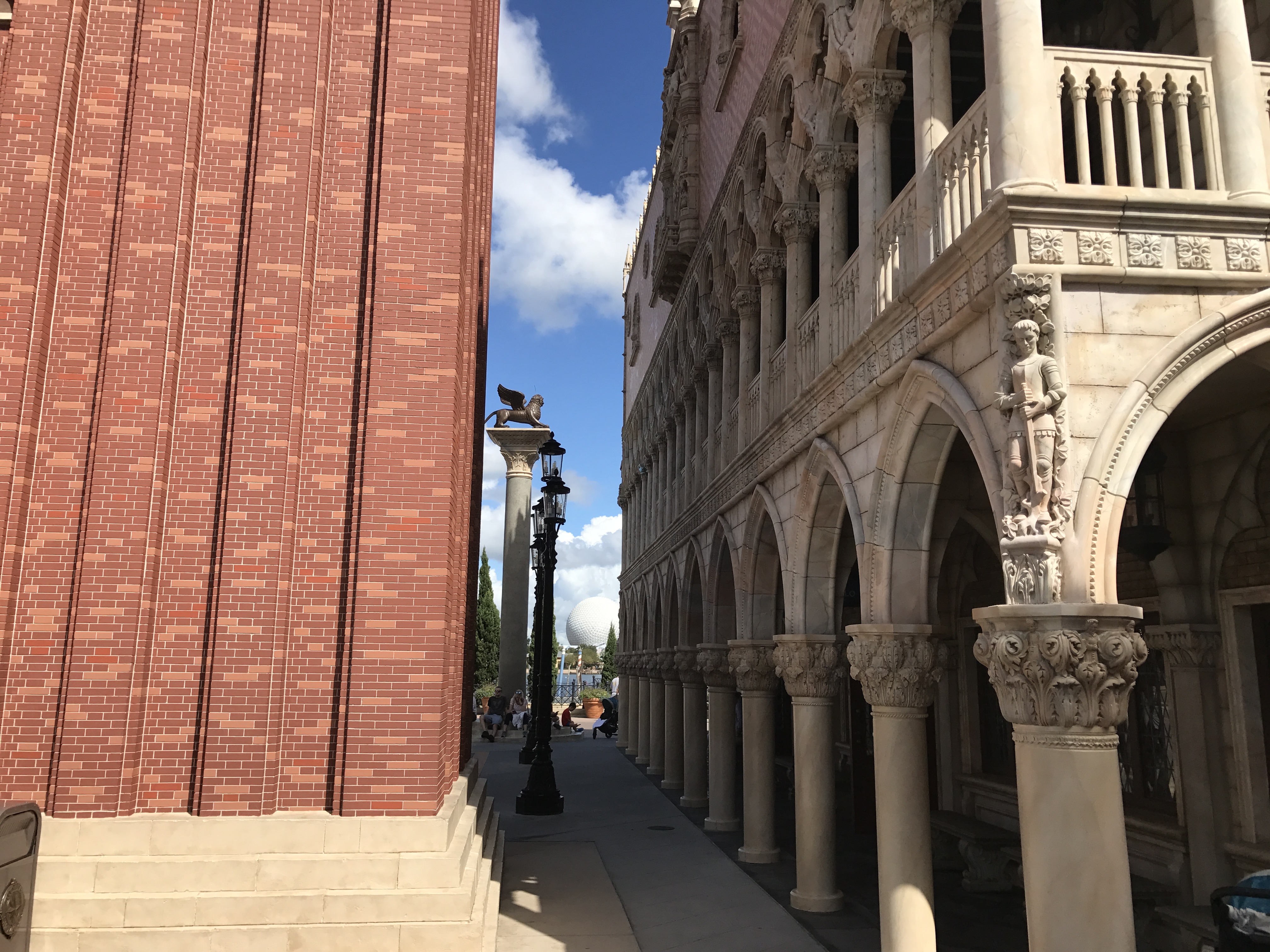 Time for a Italian Sip and Stroll Through Italy Pavilion at Epcot