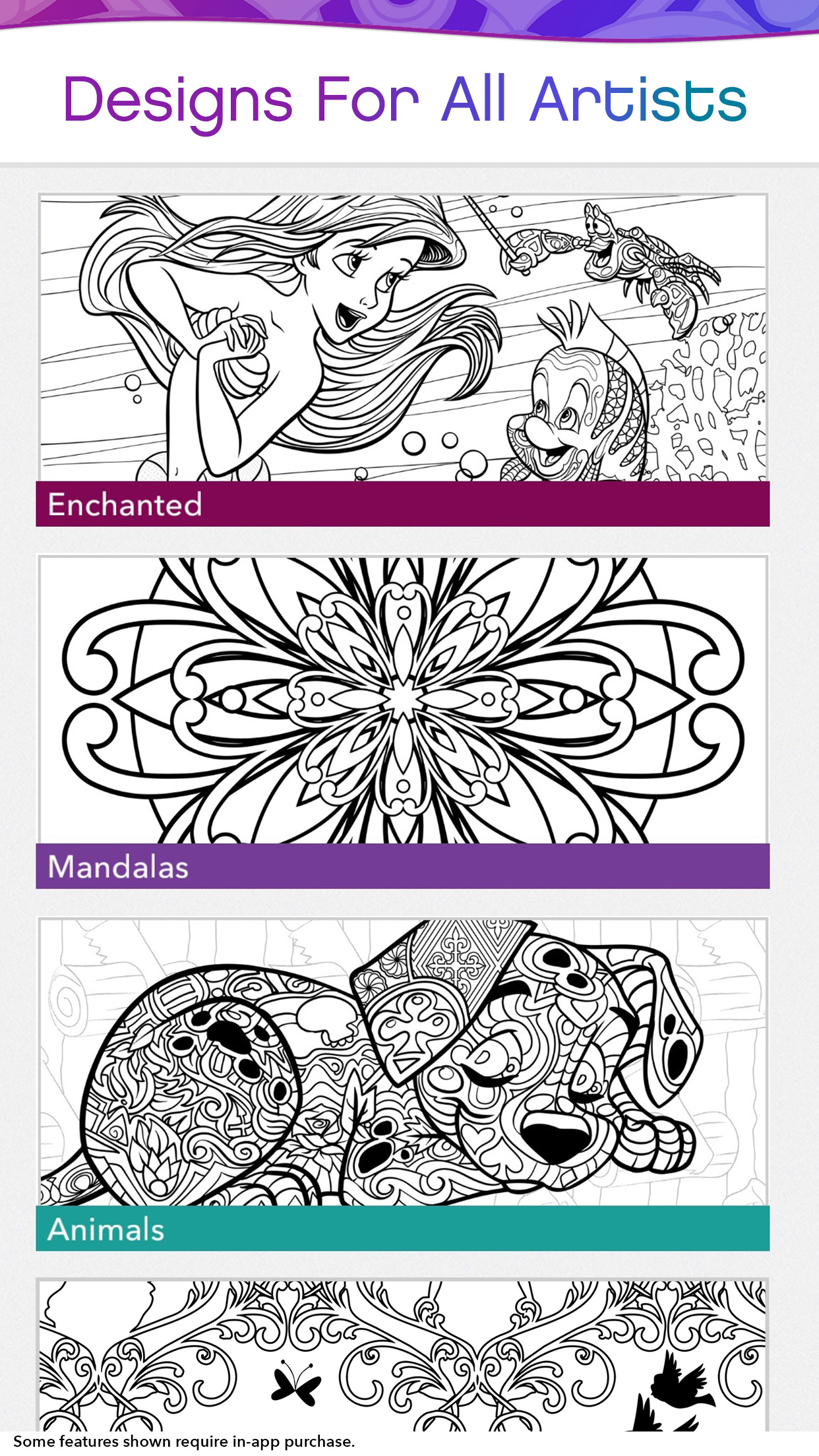 Download "Color by Disney" App Brings Adult Coloring Book Trend to Mobile - LaughingPlace.com