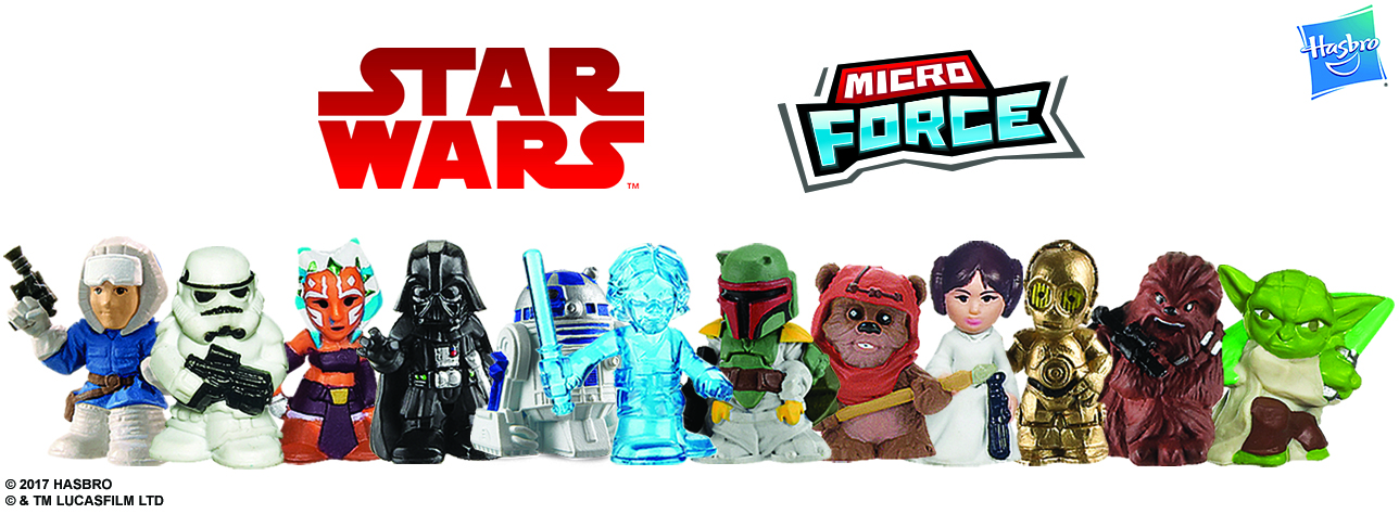 2 Figures per pack. 3 Star Wars Micro Force Series 3 Mystery Bags 