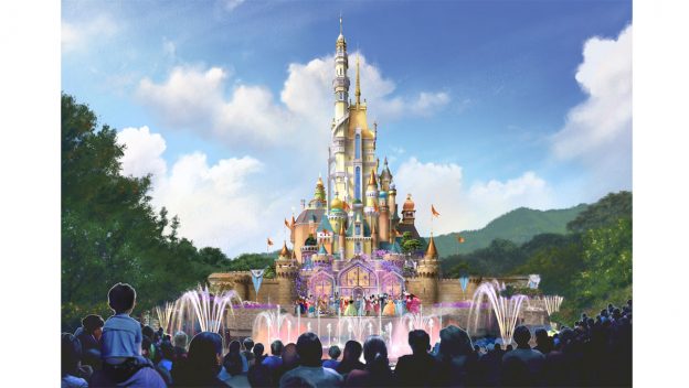 New Details for Hong Kong Disneyland Castle Makeover Released