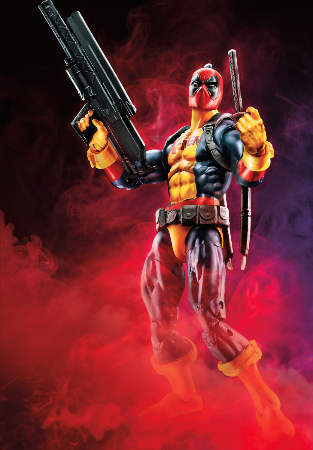 New Marvel X-Men Guns Swords Weapons For Deadpool Action Figure Weapons Pack 