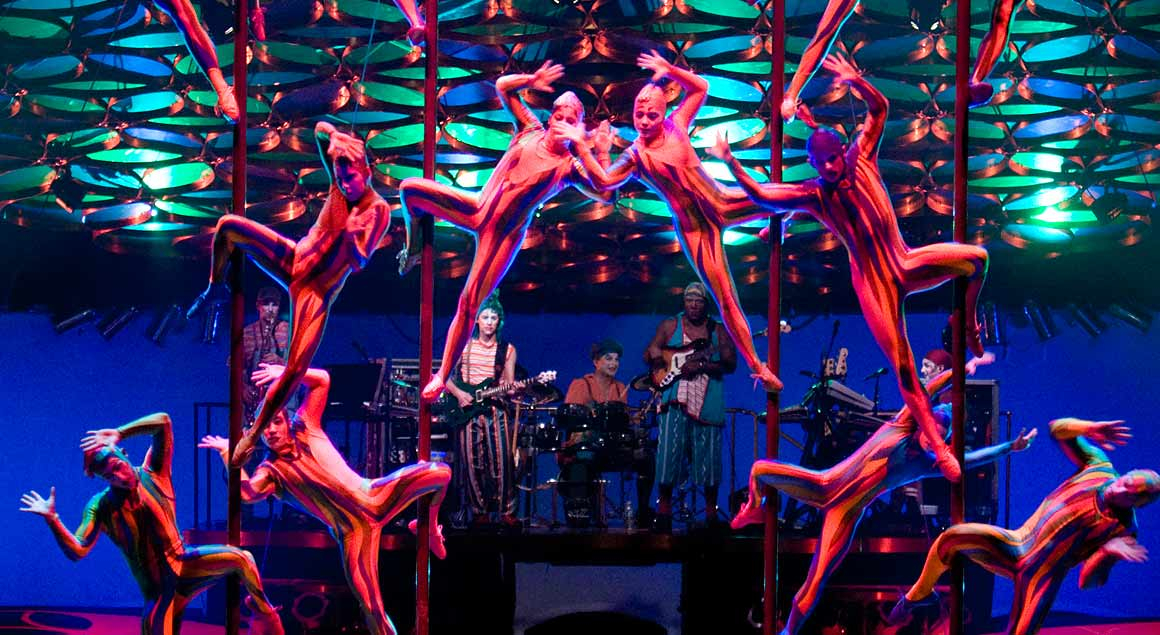 What was the name of the long-running Cirque du Soleil show that ran at Disney Springs?