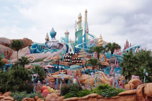 Which one of these attractions is not located in the Mermaid Lagoon in Tokyo DisneySea?