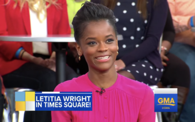 Letitia Wright Shares "Infinity War" Clip on "Good Morning America"