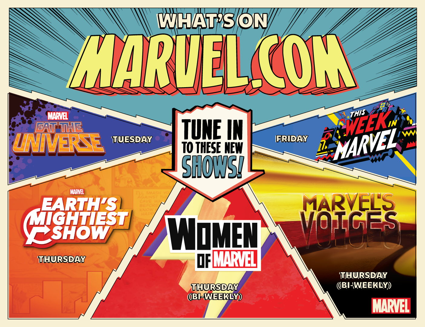 Marvel Announces New Digital Content Lineup